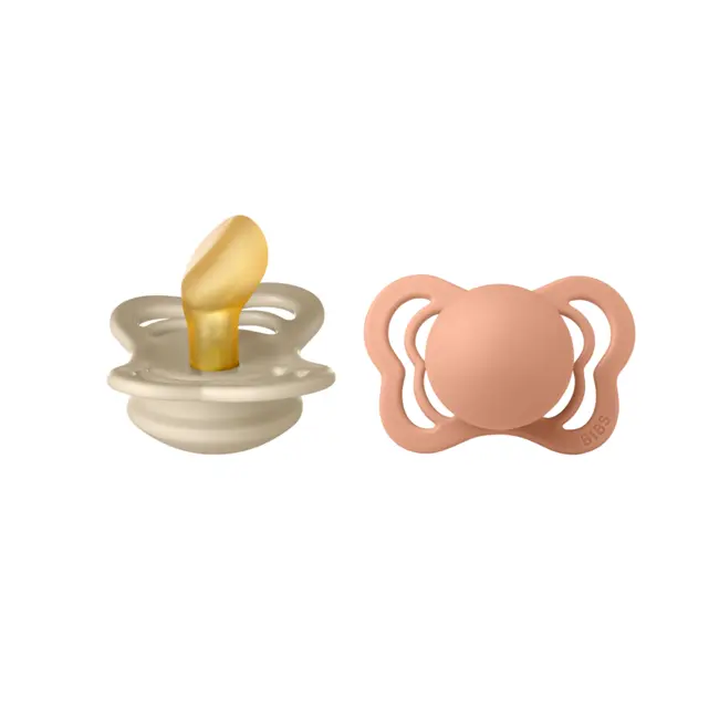 Bibs - set 2 suzete couture latex, tetina anatomica, 0 luni + bbbsetcouturelatex1
