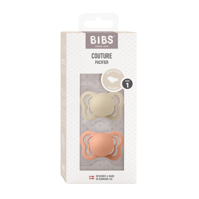 Bibs - set 2 suzete couture latex, tetina anatomica, 0 luni + bbbsetcouturelatex1