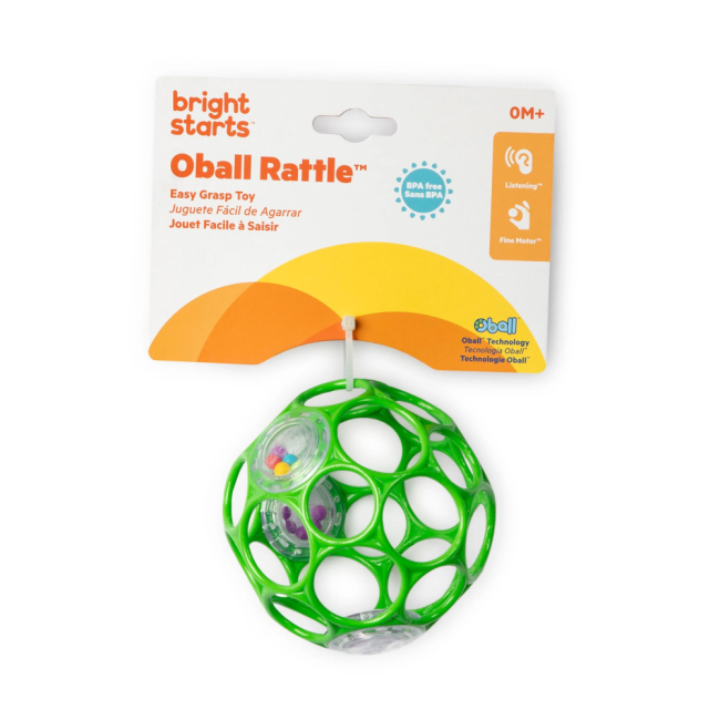 Bright starts - jucarie zornaitoare oball easy grasp, diverse culori bbb11483