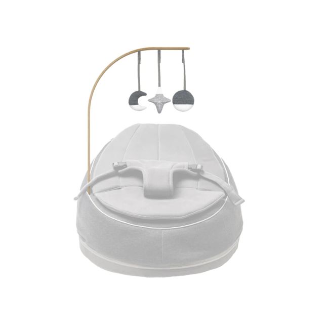 Doomoo - bara din lemn cu jucarii pentru sezlongul seat'n swing bbbarch05