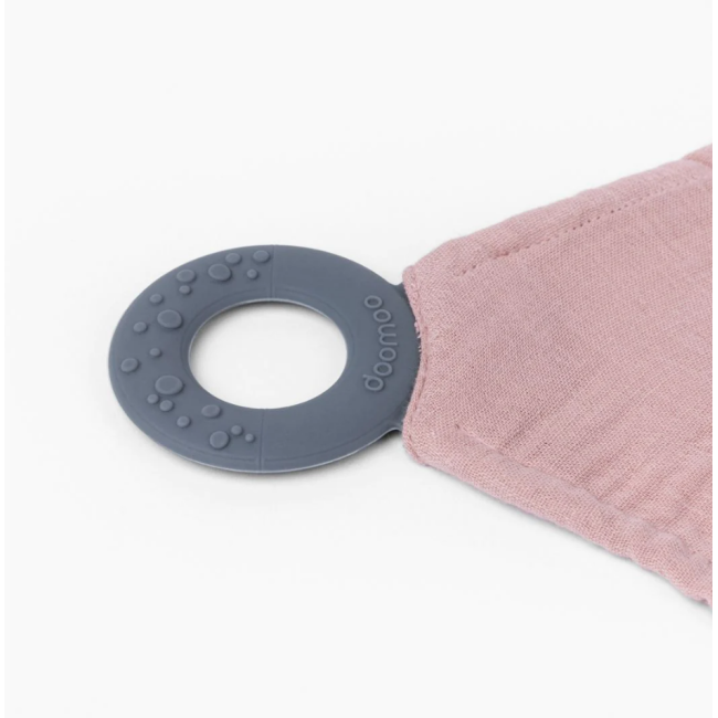 Doomoo - esarfa pentru alaptat multifunctionala din bumbac organic mom’n play pink bbb37001022