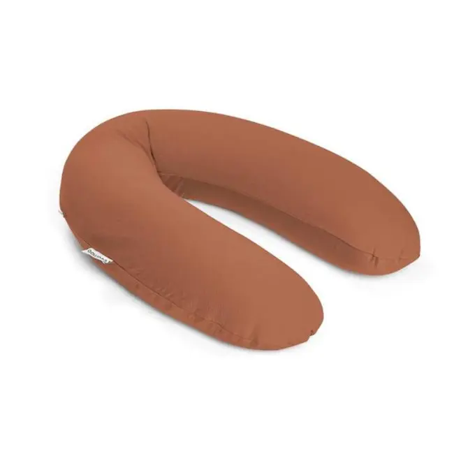 Doomoo - perna mare pentru gravide si bebelusi 3 in 1, bumbac organic buddy tetra jersey terracotta bbbb82