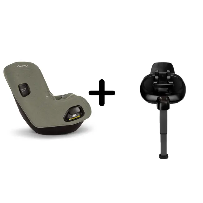 Nuna - set scaun auto rotativ i-size todl next pine, 40-105 cm + baza isofix base next i-size pentru todl next, testat adac bbbcs14910pneglset