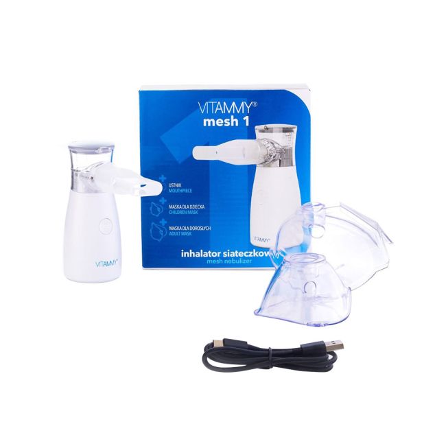 Aparat aerosoli cu tehnologie mesh Vitammy Mesh 1, pentru copii si adulti, portabil, 2 viteze de... BITVitammyMesh1