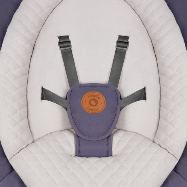 Balansoar si sezlong, Lionelo, Ralf, 2 in 1, Electric, Cu telecomanda si cablu USB, Cu miscare laterala de balansare si 5 niveluri diferite de viteza, Cu 12 melodii, Gri Grafit, Resigilat BYNLO-RALF_GREY_GRAPHITE_RESIGILAT