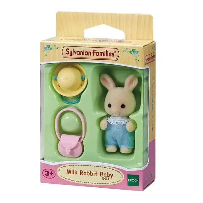 Figurine sylvanian families - bebe iepuras milk sf5413