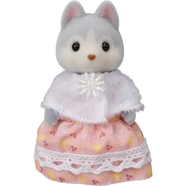 Figurine sylvanian families - familia catelusilor husky sf5636