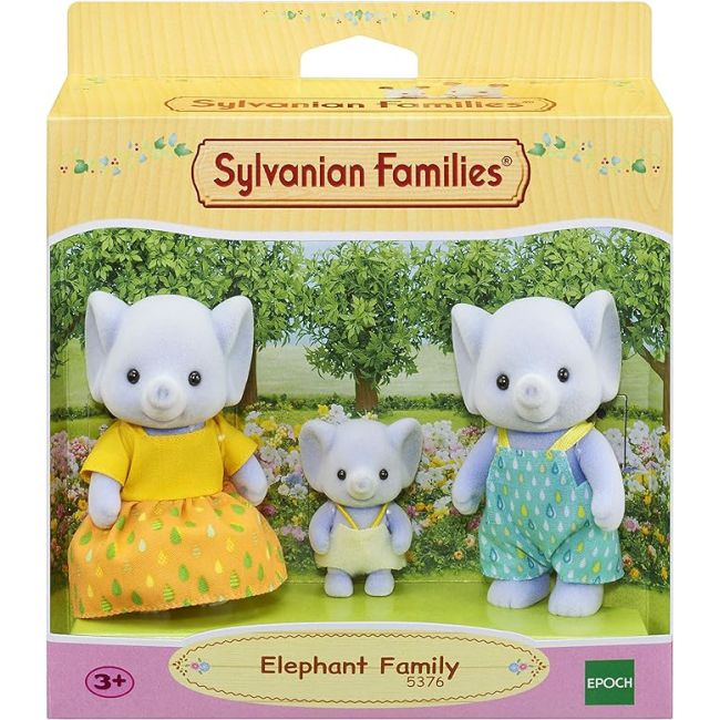 Figurine sylvanian families - familia elefanteilor sf5376