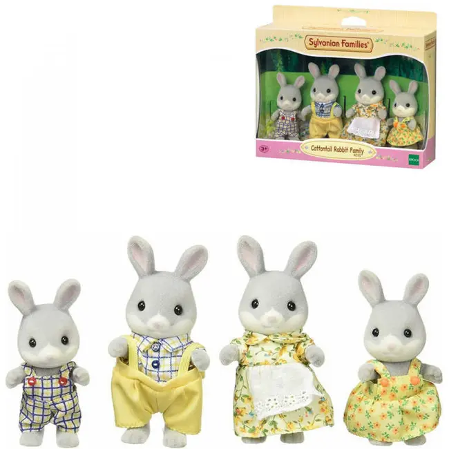 Figurine sylvanian families - familia iepurasilor cottontail sf4030