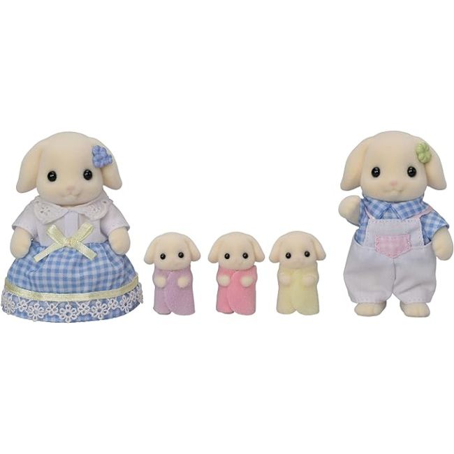 Figurine sylvanian families - familia iepurasilor flora sf5735