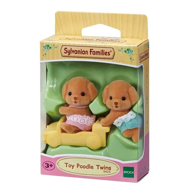 Figurine sylvanian families - gemenii poodle sf5425