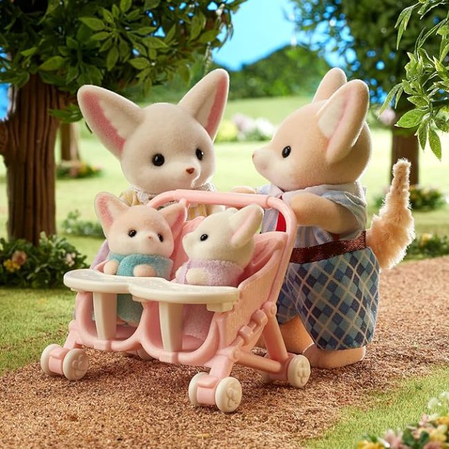 Figurine sylvanian families-familia vulpitelor fennec sf5696