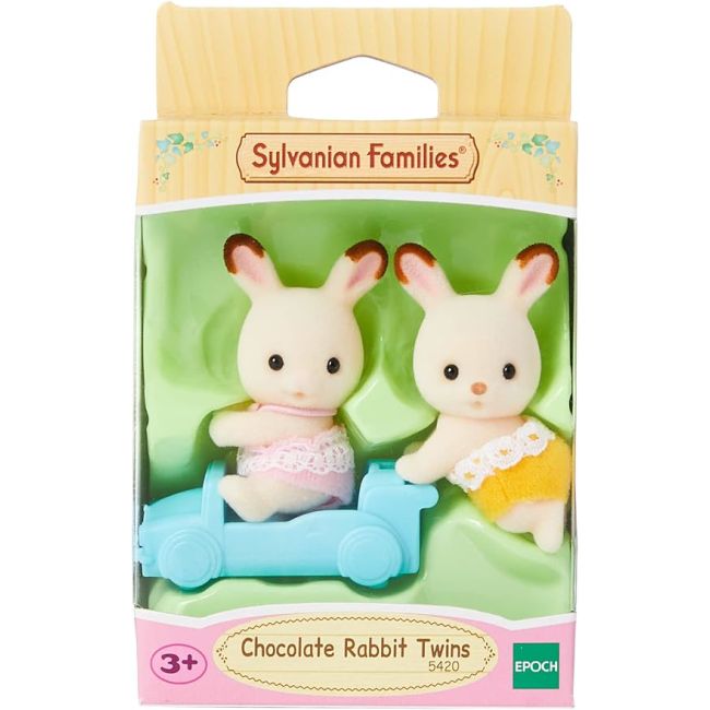 Figurine sylvanian families-gemenii iepurasi chocolate sf5420