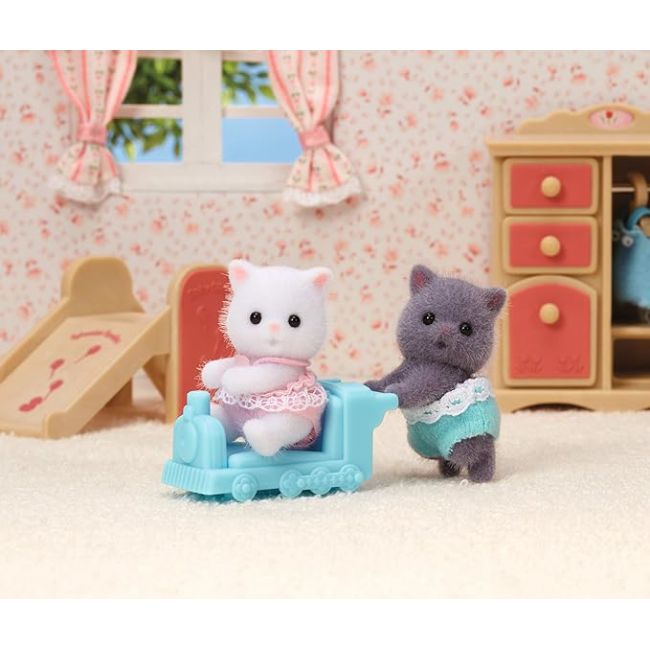 Figurine sylvanian families-gemenii pisicute persane sf5457
