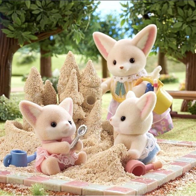 Figurine sylvanian families-gemenii vulpite fennec sf5697
