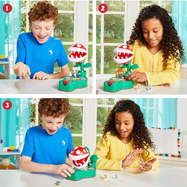 Joc de societate super mario - piranha plant escape sm7357