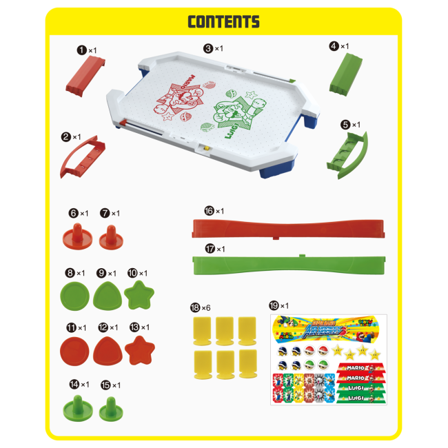 Joc super mario - air hockey sm7361