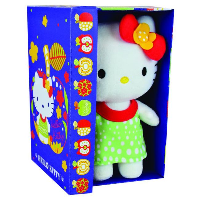 Jucarie plus jemini 20cm hello kitty - rochita verde je024053v