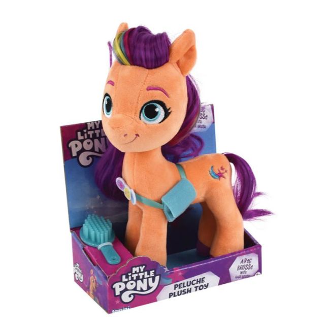 Jucarie plus jemini 21cm cu pieptan my little pony - sunny je024287s