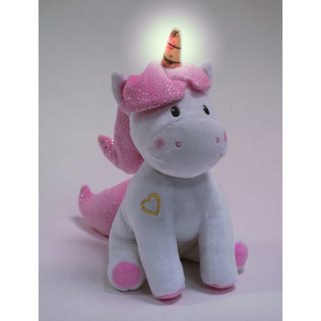 Jucarie plus muzicala jemini cu lumini 24cm unicorn je023755