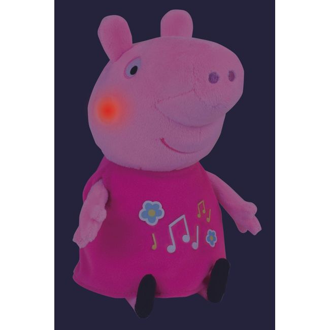 Jucarie plus muzicala jemini cu lumini 25cm peppa pig je023344