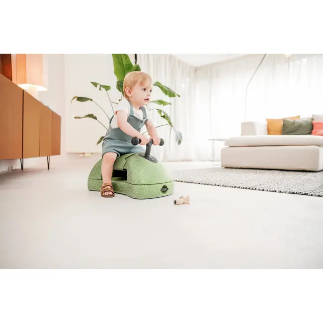 My First ,   Primul 3-in-1 Premergator Si Ride-on Premium Al Bebelusului Tau, 6 - 36 Luni, Olive, Scoot  Ride Pjb96616