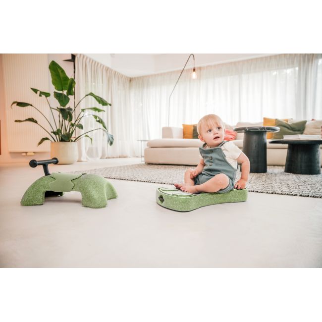 My First 3in1, Premergator  Ride-on Multifunctional, 6 Luni +, Olive, Scoot  Ride Pjb96616
