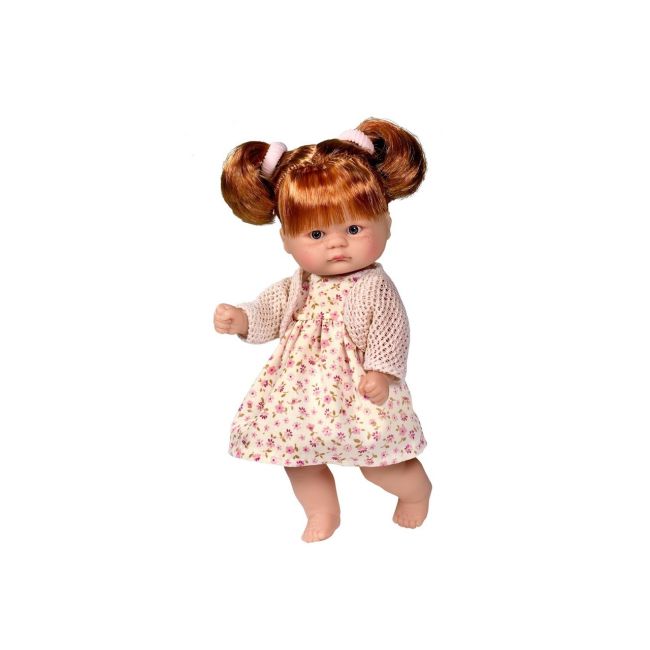Papusa bomboncin cu rochita si cardigan 20cm as0114010