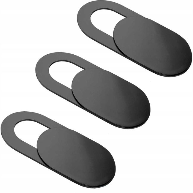 Protectie Webcam pentru laptop, telefon, tableta - set 3 buc Iso Trade MY4117 BBJMY4117_Negru