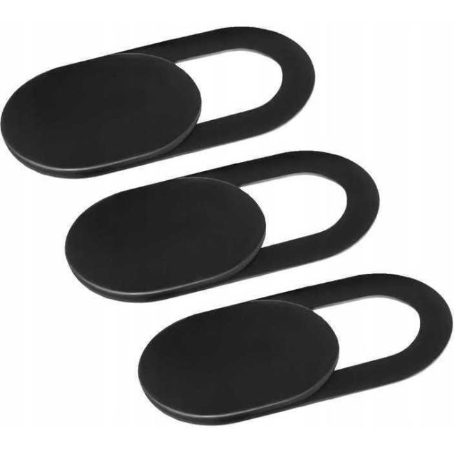 Protectie Webcam pentru laptop, telefon, tableta - set 3 buc Iso Trade MY4117 BBJMY4117_Negru