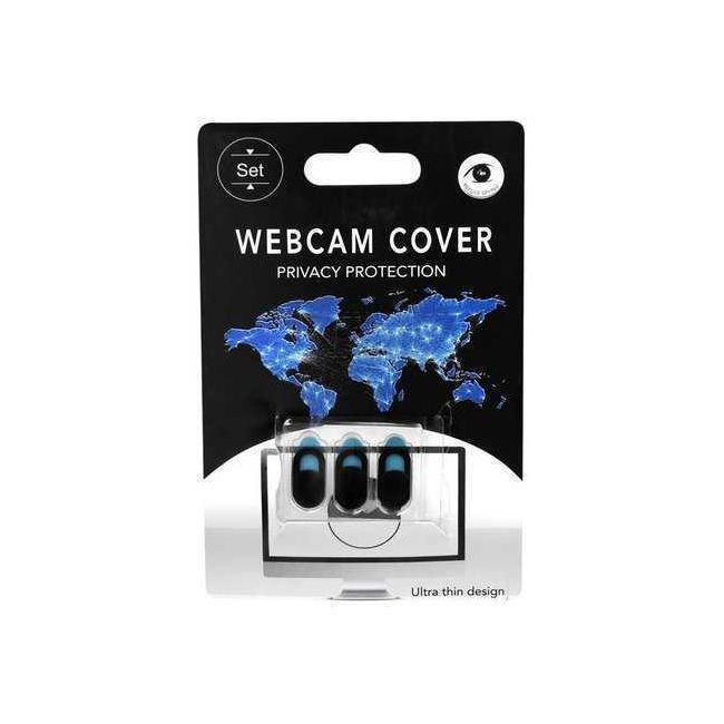 Protectie Webcam pentru laptop, telefon, tableta - set 3 buc Iso Trade MY4117 BBJMY4117_Negru