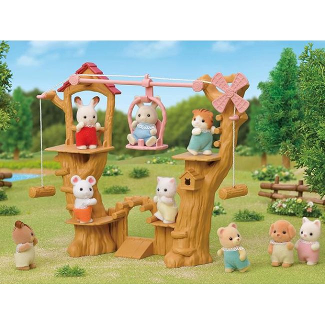 Sylvanian families - loc de joaca cu funicular sf5452