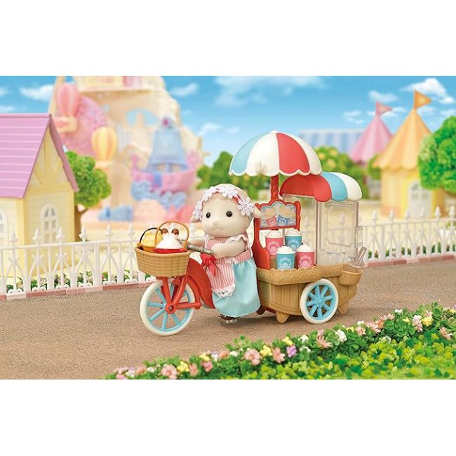 Sylvanian families - set stand tricicleta pentru popcorn sf5653
