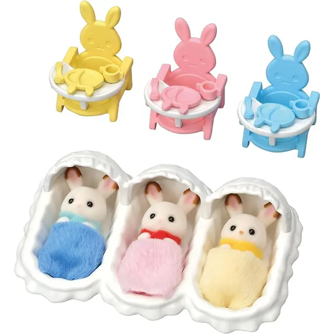 Sylvanian families-set de ingrijire a iepurasilor tripleti sf5532
