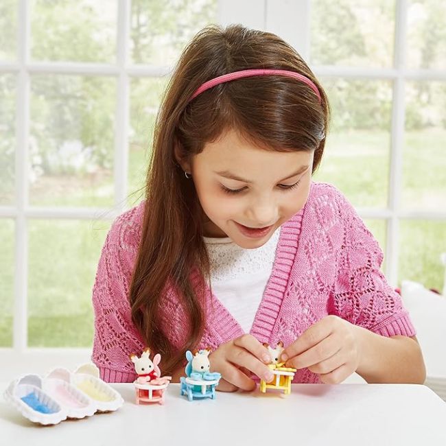 Sylvanian families-set de ingrijire a iepurasilor tripleti sf5532