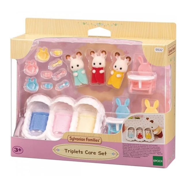 Sylvanian families-set de ingrijire a iepurasilor tripleti sf5532