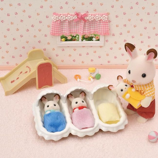 Sylvanian families-set de ingrijire a iepurasilor tripleti sf5532