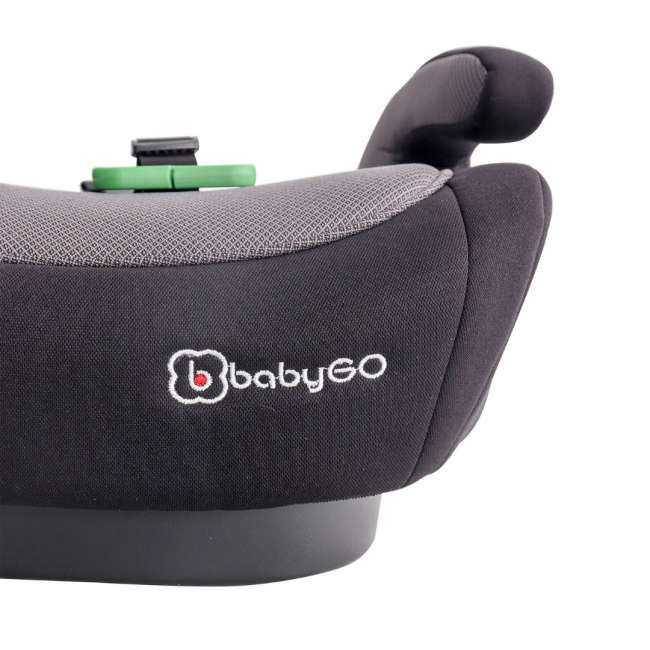 Babygo - scaun auto booster bursa iv black, 125-150 cm, certificat r129 bbbbgo-3581