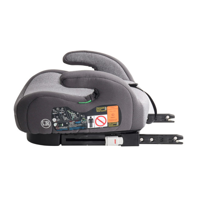 Babygo - scaun auto booster i-size bursa iv grey, 125-150 cm, certificat r129 bbbbgo-3582