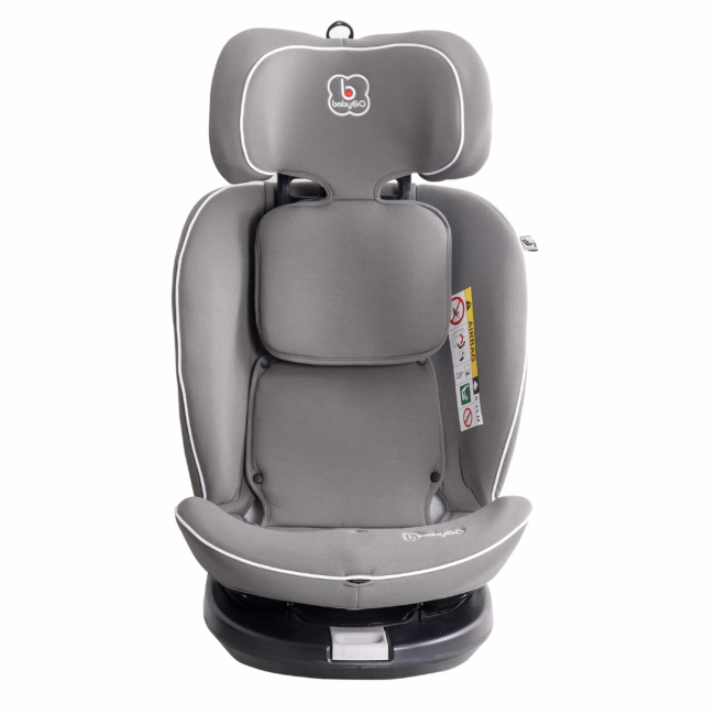 Babygo - scaun auto nova2, gray, 40 -150 cm, certificat r129 bbbbgo-2332