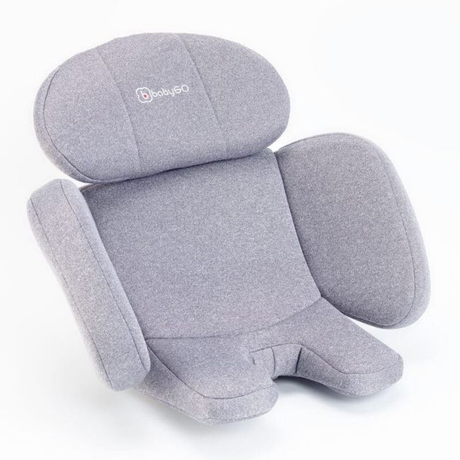 Babygo - scaun auto rotativ cu isofix, move360 grey, 40-150 cm, certificat r129 bbbbgo-2601