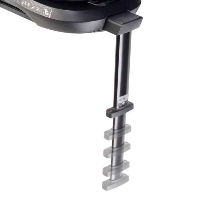 Babygo - scaun auto rotativ cu isofix, move360 grey, 40-150 cm, certificat r129 bbbbgo-2601