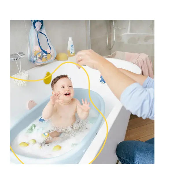 Badabulle - jucarii de baie rigolo splash 10 bucati + saculet bbbb017024