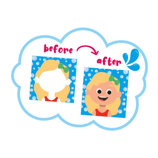 Carte si stickere pentru baie care isi schimba culoarea - emotii bb206