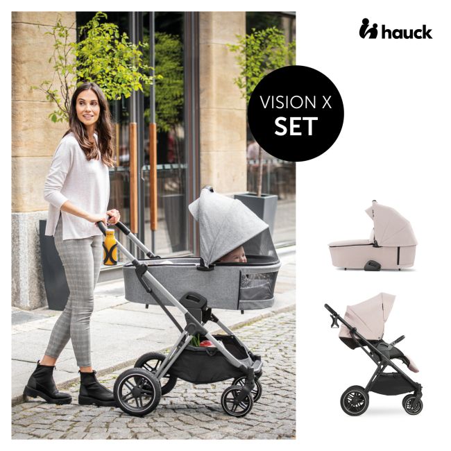 Carucior 2 in 1 Vision X, Beige, Hauck - Produs Resigilat EKD16524-9