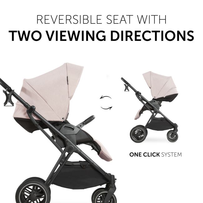 Carucior 2 in 1 Vision X, Beige, Hauck - Produs Resigilat EKD16524-9