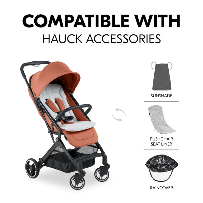 Carucior pentru copii Hauck Travel N Care PLUS, Cork EKDhk16024