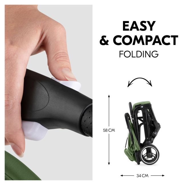 Carucior pentru copii Hauck Travel N Care PLUS, Green EKDhk16027