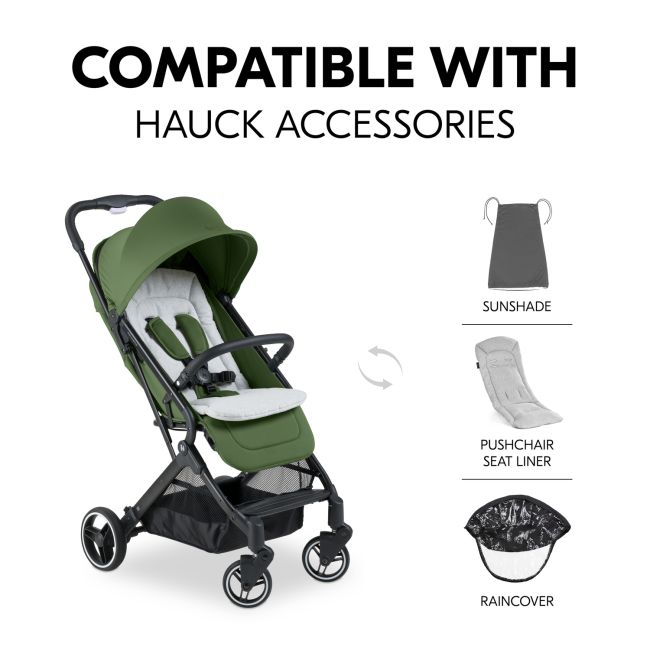 Carucior pentru copii Hauck Travel N Care PLUS, Green EKDhk16027