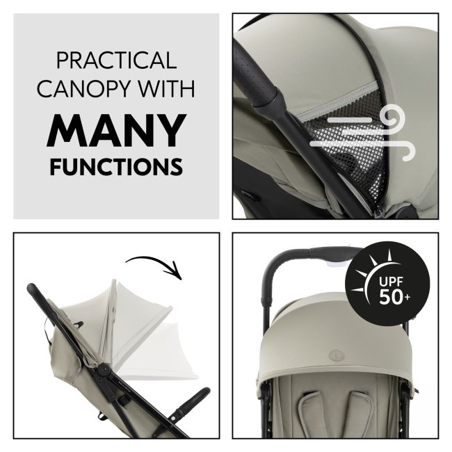 Carucior pentru copii Hauck Travel N Care PLUS, Olive EKDhk16020